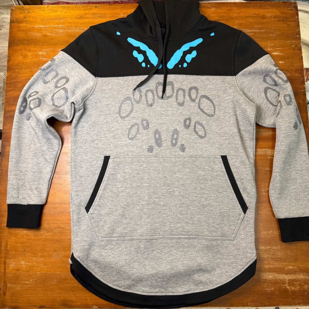 Bungie Rewards Destiny 2 Prophecy Dungeon Emissary IX Hoodie Mens Med Black Gray